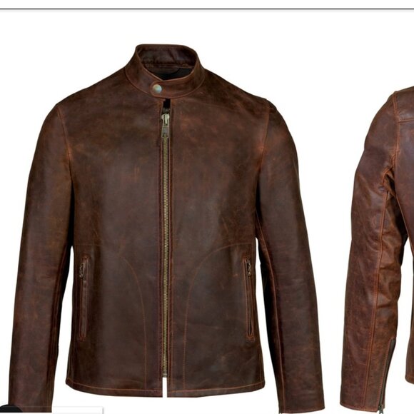 Schott Cowhide Brown Jacket S - Picture 1 of 6